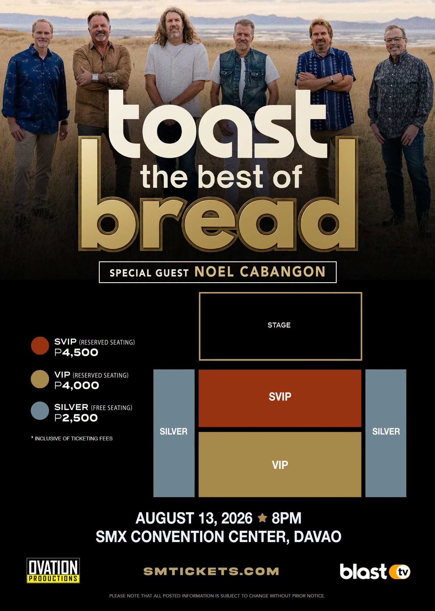 Seat map — Davao