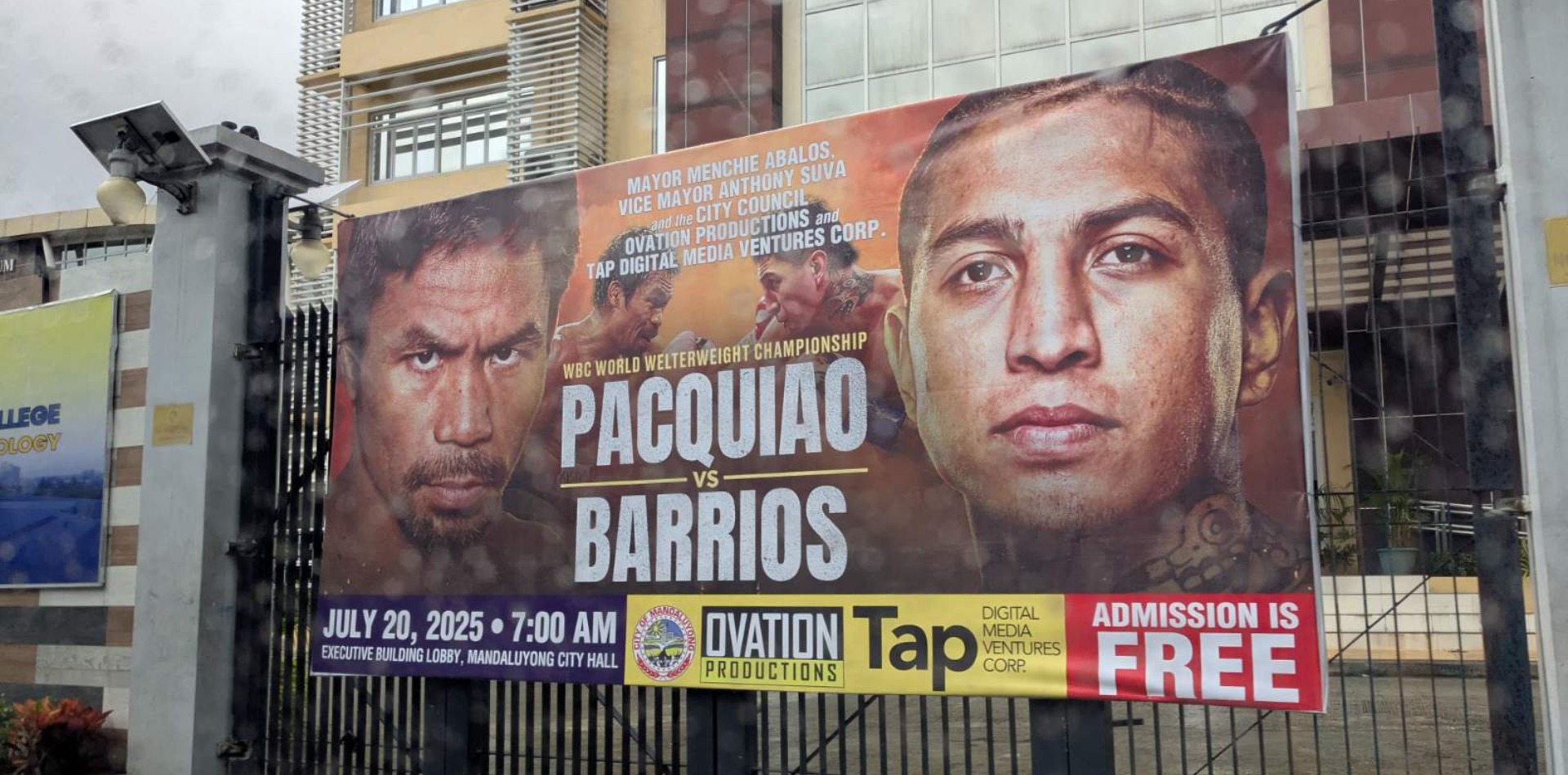 PACQUIAO VS. BARRIOS PUBLIC VIEWING